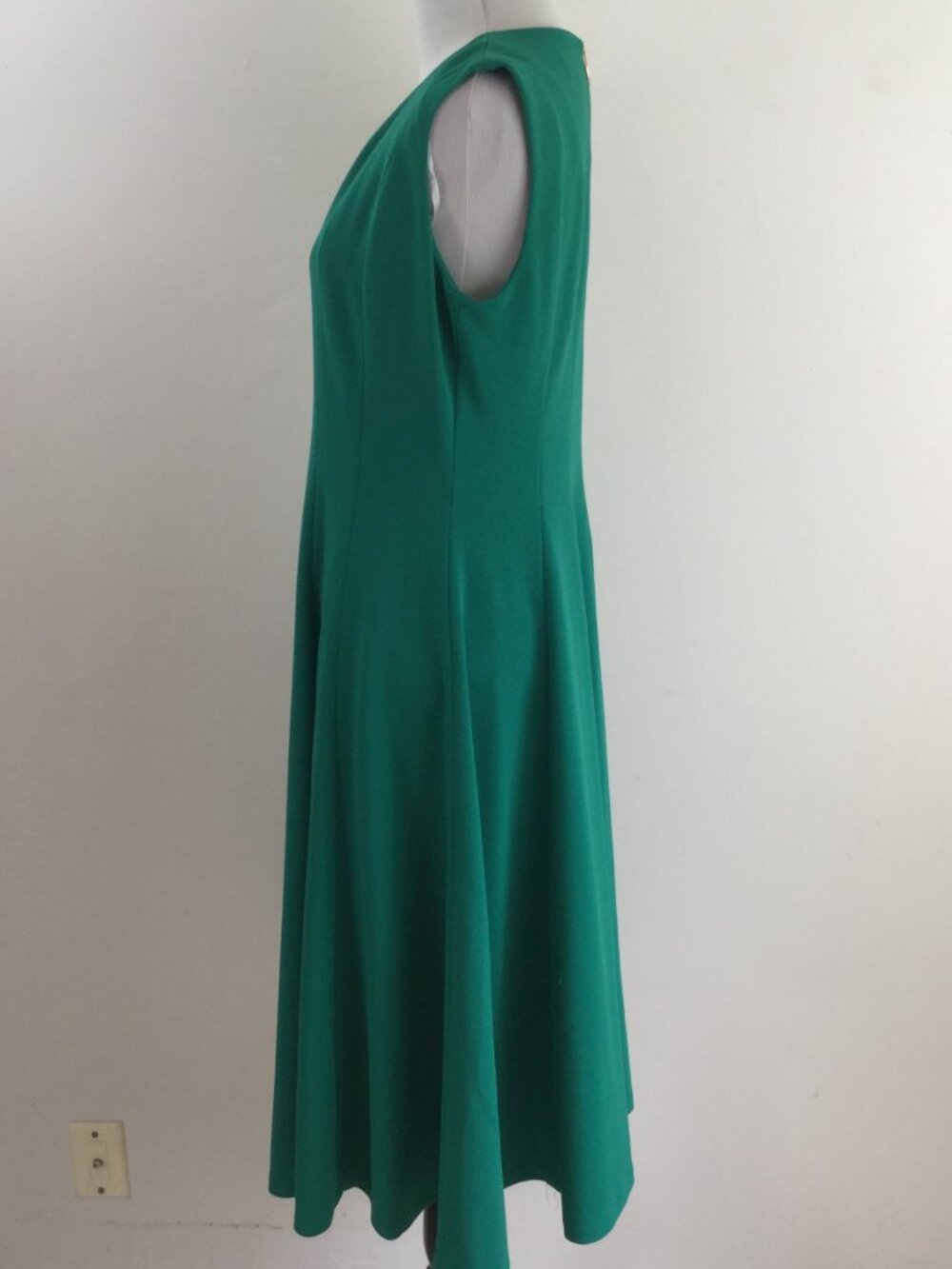 Calvin Klein Green Dress 8 - Picture 4 of 8